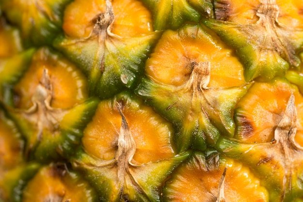 Close-up of pineapple husk background
