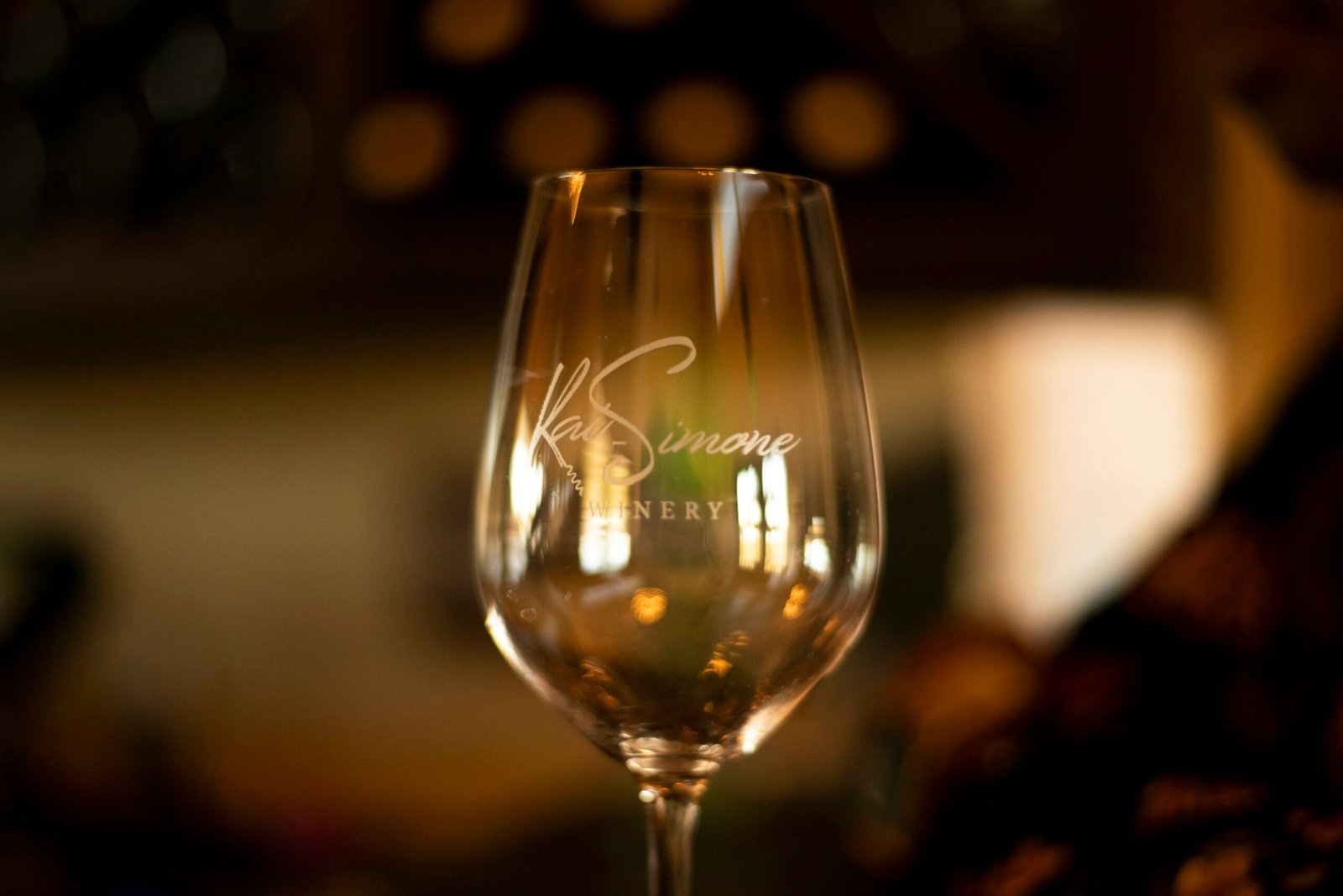 clear wine glass with water