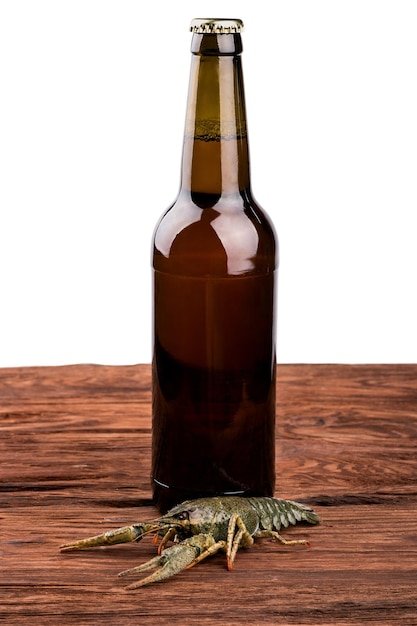 Beer with crayfish