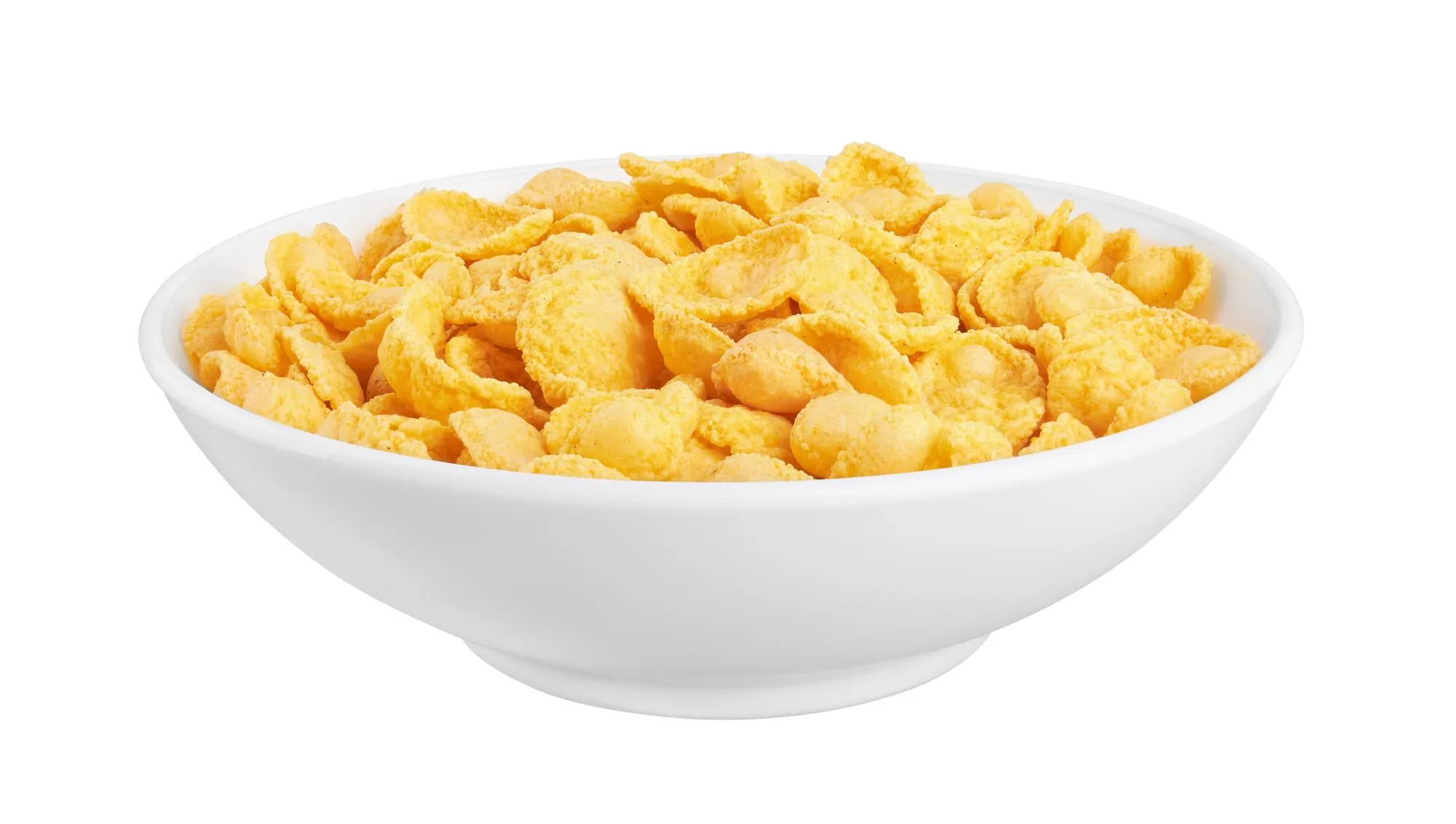 Corn flakes in bowl