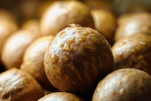 Full frame shot of macadamia nuts