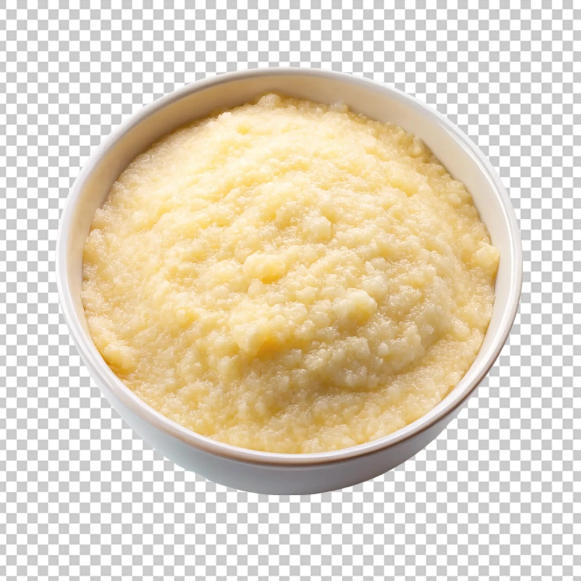grits isolated transparent background