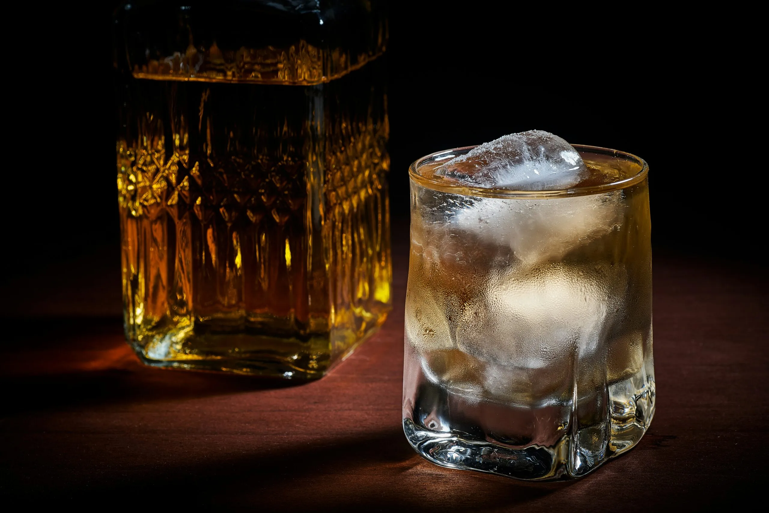 clear drinking glass