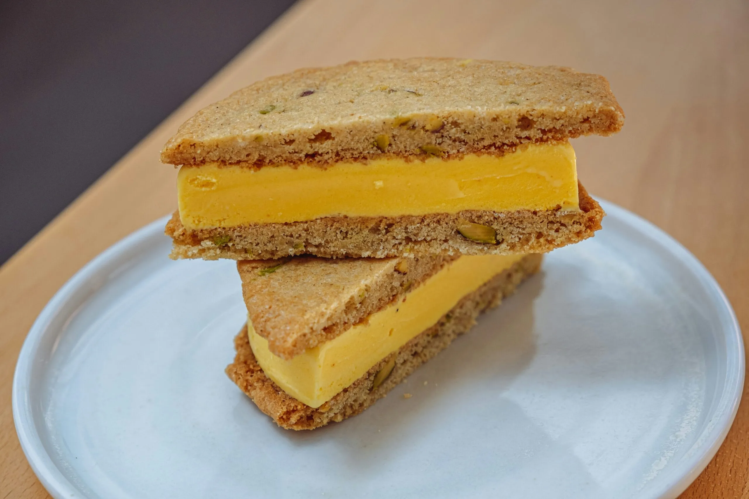 a slice of cake on a plate