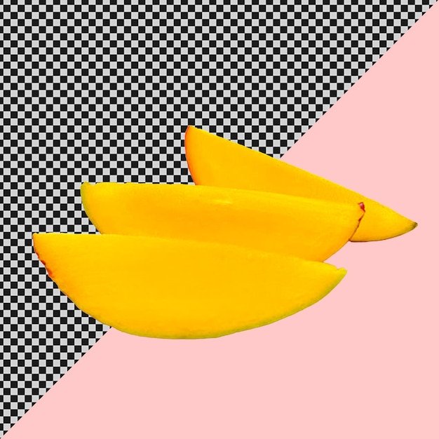 a picture of bananas that are on a pink background