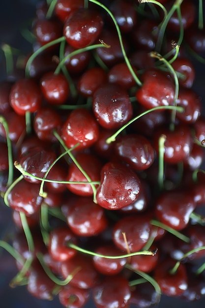 plate with cherry background beautiful bright background fresh cherry cherries juicy fruit