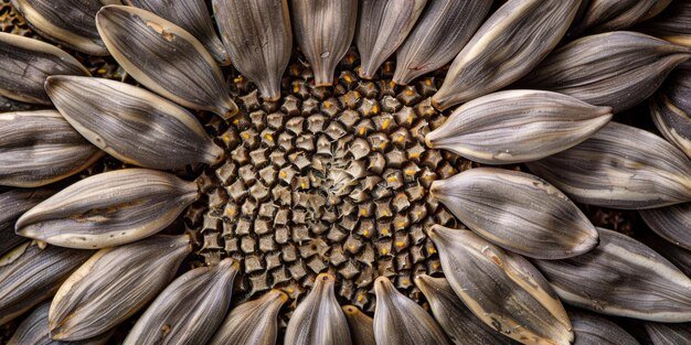 there is a close up of a sunflower