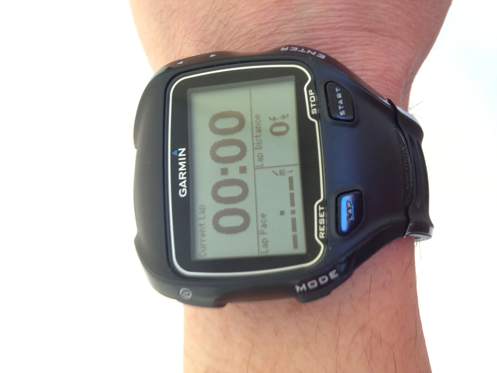 Garmin Forerunner 910XT GPS heart rate monitor sports watch. A very popular GPS sports watch that featured Garmin SwimMetrics to give stroke / swim style efficiency as well as regular GPS speed/distance/pace monitoring. Used by triathletes and other multisport athletes eg. Swim, Bike, Run. Also used by windsurfers and paddle boarders