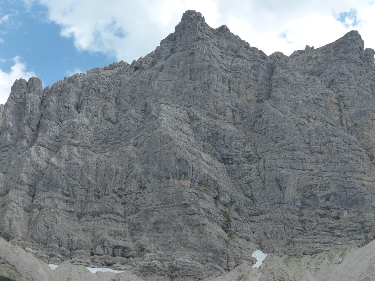 śmiech szczytu, natura, góra, szczyt, kamienna twarz, wspiąć się, przez ferratę, via ferrata śmiać góry north face, via ferrata śmiech koronki, północna ściana, pole gruzu, vilsalpseeberge, alpy allgäu, tyrol, austria
