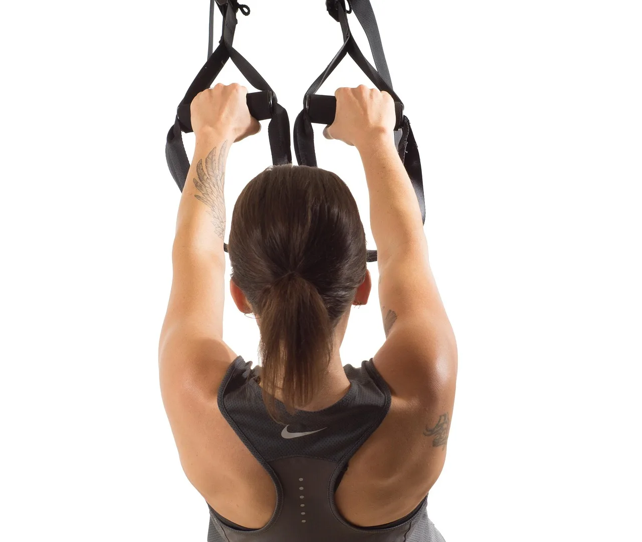 sling trainer, kobieta, zdatność, zdrowy, szkolenie, ciało, mięśnie, atletyczny, płeć żeńska, eaglefit