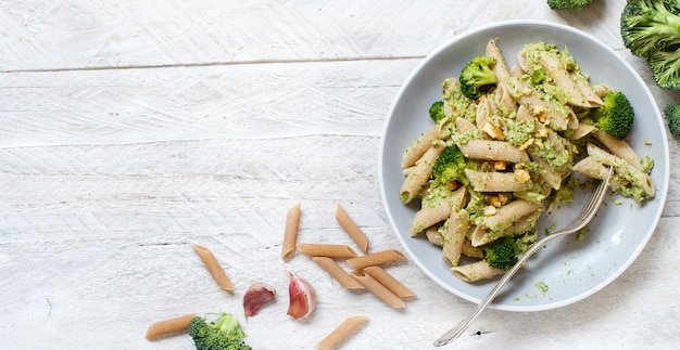 High angle view of fruit salad in plate on table