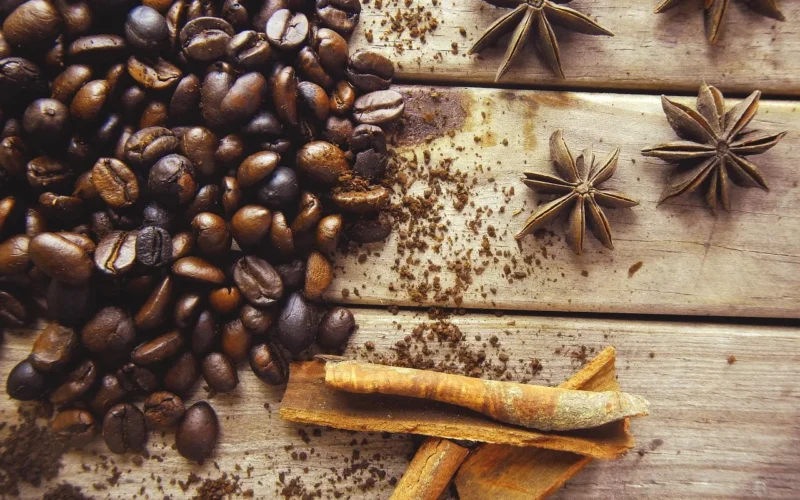 kawa, cinnamon, cynamon, anyż, zapachy