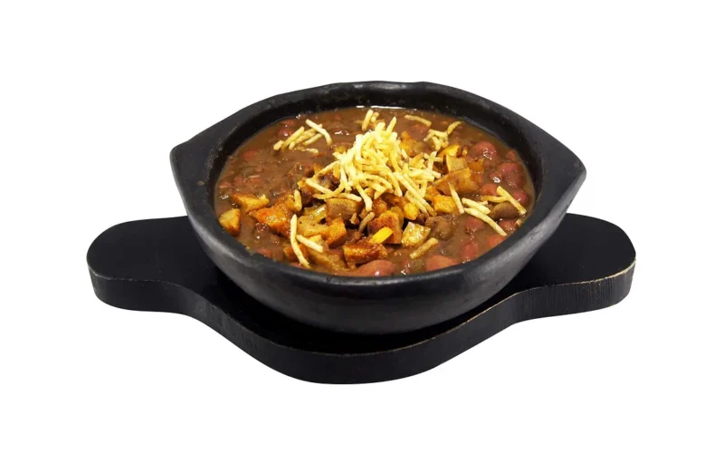 zapiekanka fríjoles, fríjoles paisas, danie kolumbii, beans, lokalne danie