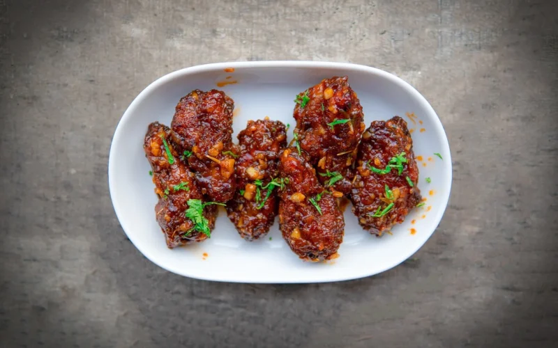 skrzydełka kurczaka, jedzenie, danie, buffalo chicken wings, posiłek, kuchnia jako sposób gotowania, pyszny, smaczny