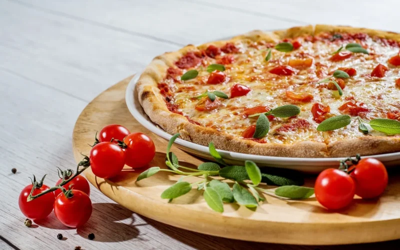 pizza, talerz, jedzenie, ser, obiad, warzywa, włoski, wegetariańska pizza, plasterki pizzy, kuchni włoskiej, kuchnia włoska, kompozycja, jedzenie zdjęcia, pizza, pizza, pizza, pizza, pizza