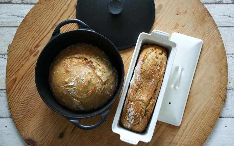 bochenek, pan chleb, bez wyrabiania, no knead-bread, piec, kuchnia